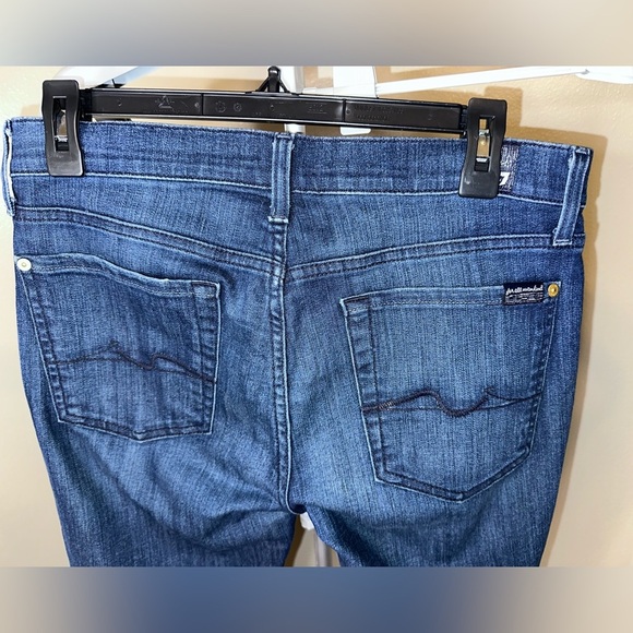 7 For All Mankind Josefina Skinny Boyfriend Button-fly Jeans - Picture 8 of 10